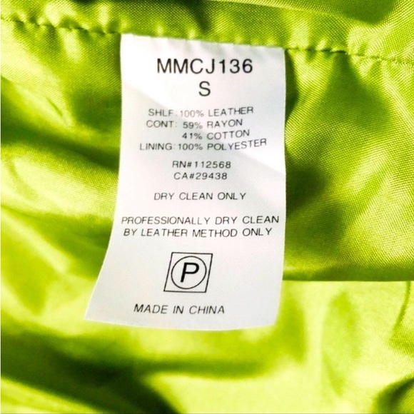 Real Leather MM Couture Crop Jacket—Buttery Soft - Great Condition! - Picture 7 of 9